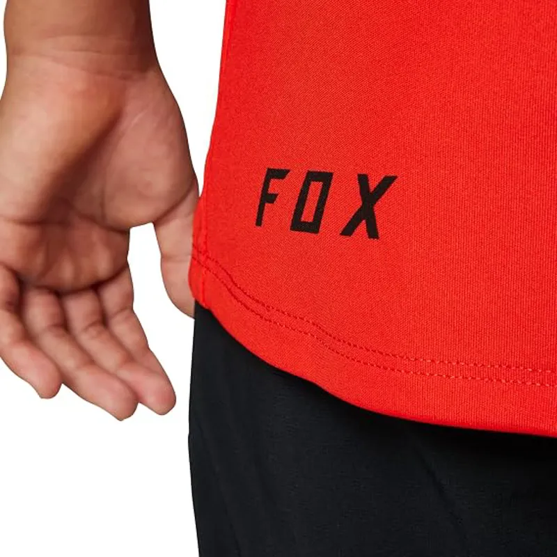FOX Youth Ranger Mountain Bike Jersey in Flo Red-4